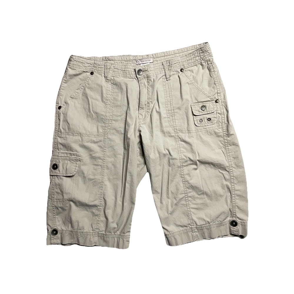Women's DB ESTABLISHED 1962 Size 8 Tan Bright Summer Khaki Shorts